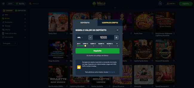 Jogo de ganhar dinheiro de verdade